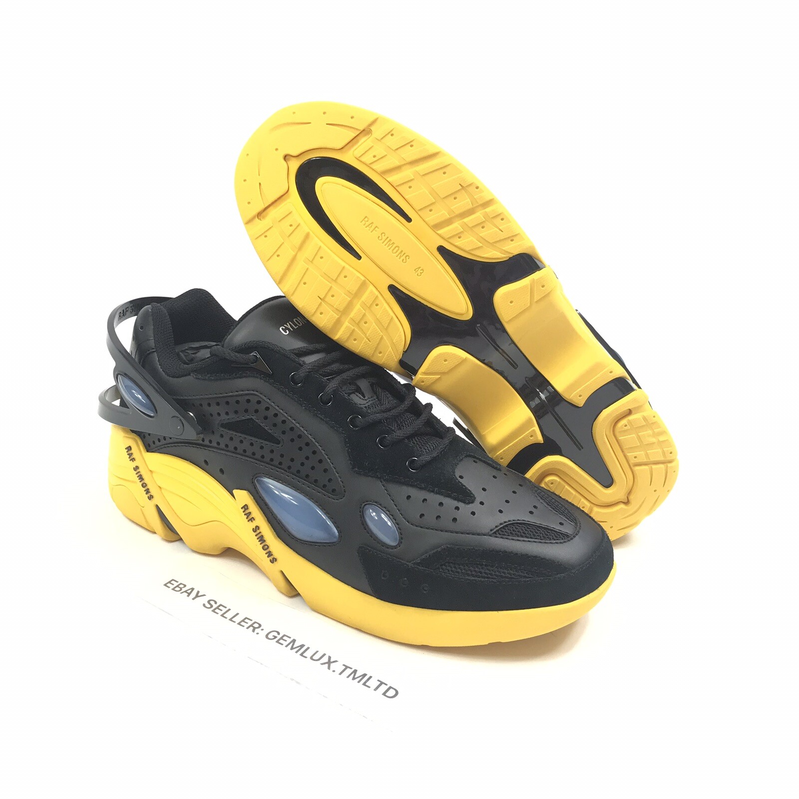 RAF SIMONS CYLON 21 BLACK AND YELLOW 