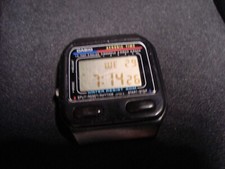 Casio Digital Watch Vintage Aerobic time melody model 471 JE-50W Japan NO BAND