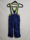 Crane Kids Braced Snow Pants Size 4 Blue Green (4002)
