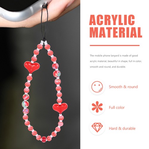 3-pak Łańcuszek do telefonu komórkowego Smycz Telefon komórkowy Charm Strap Smycze - Zdjęcie 3 z 12