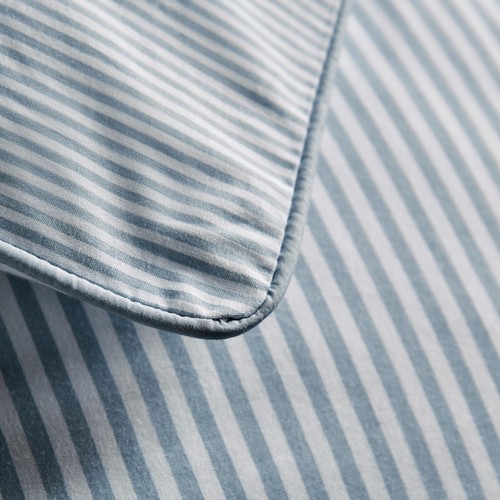 Dip & Doze 100% Organic Cotton Striped Duvet Cover Bedding (USED) Good - Picture 4 of 20