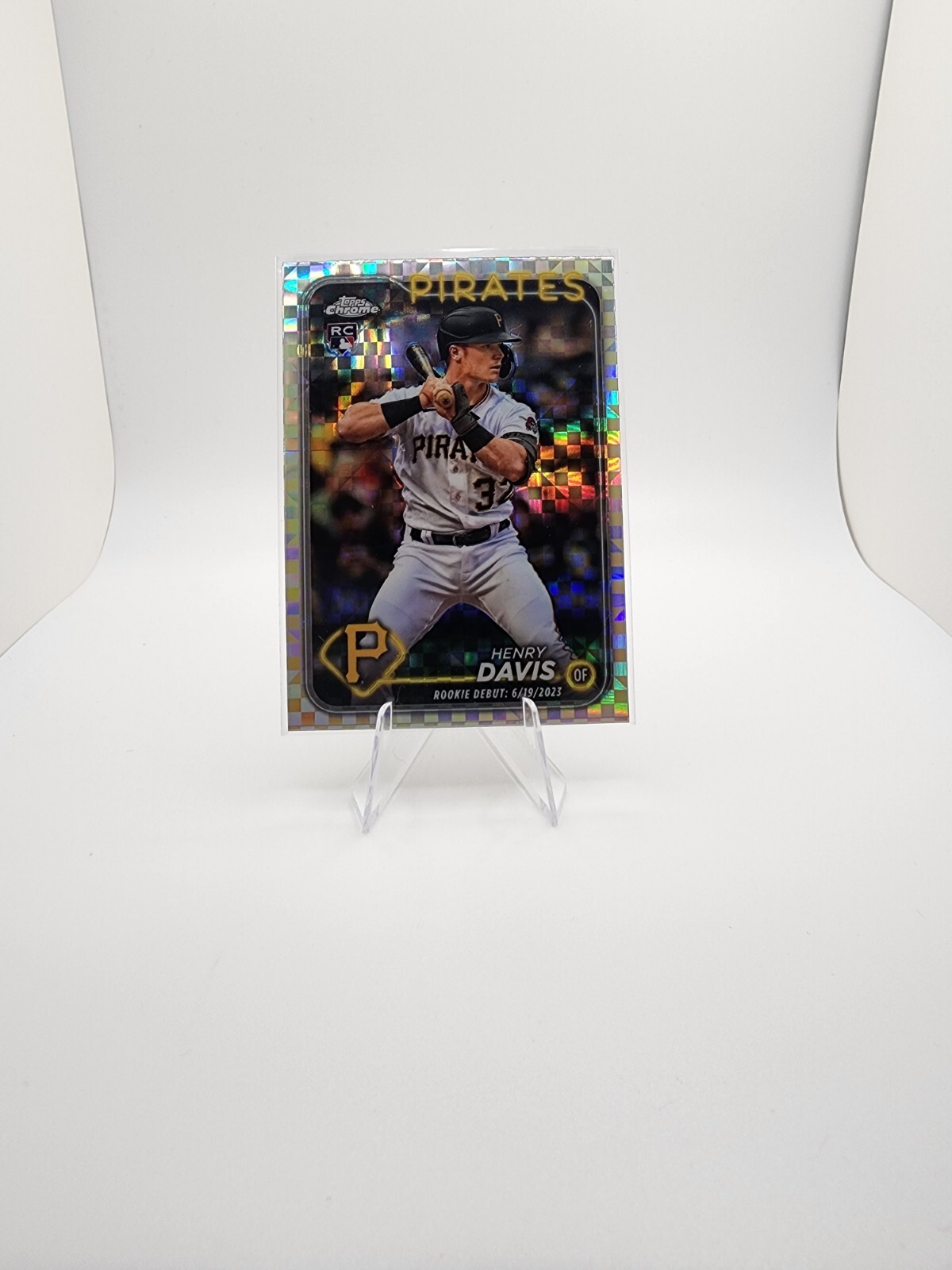 2024 Topps Chrome Update #USC128 HENRY DAVIS X-Fractor Rookie Debut