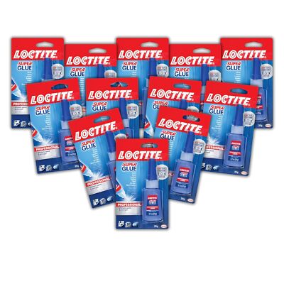 Loctite Super Glue Professional Liquid Glue Quick Dry-0.14 fl oz Bottle,12 Count