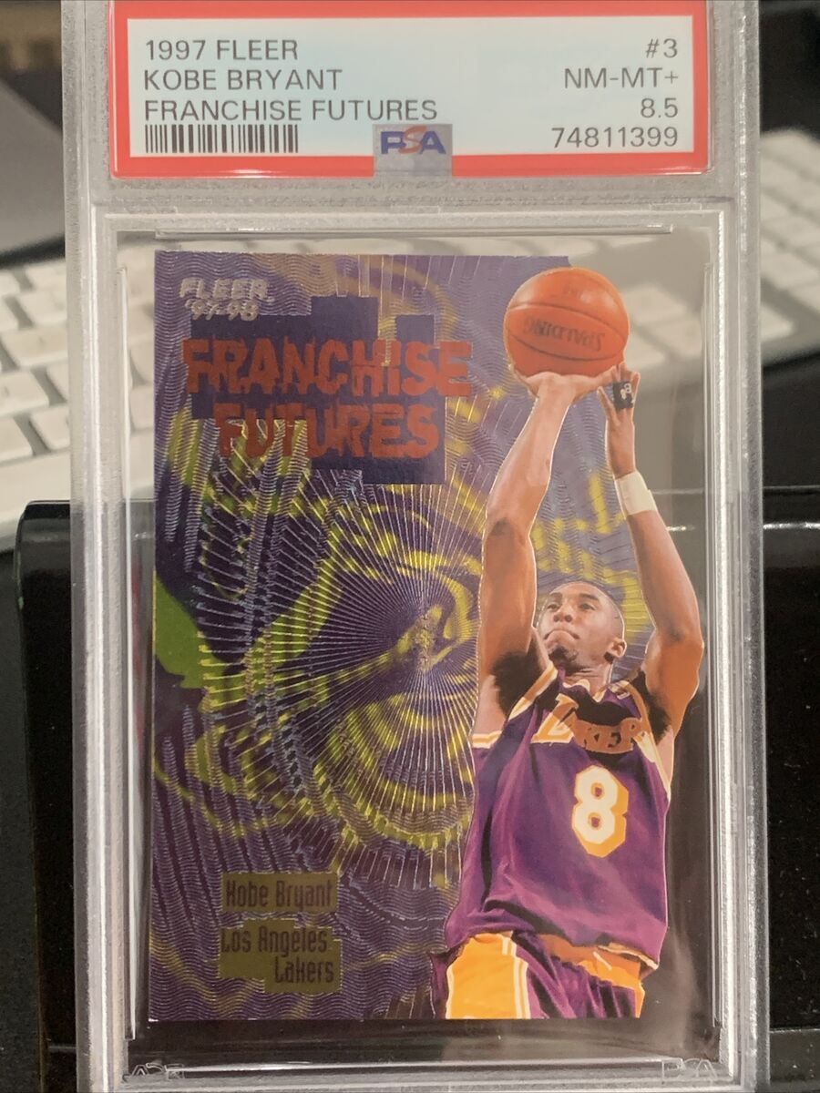 1997-98 Fleer Franchise Futures Kobe Bryant #3 PSA 8.5 die 1997-98 Fleer Franchise Futures Kobe Bryant #3 PSA 8.5 die