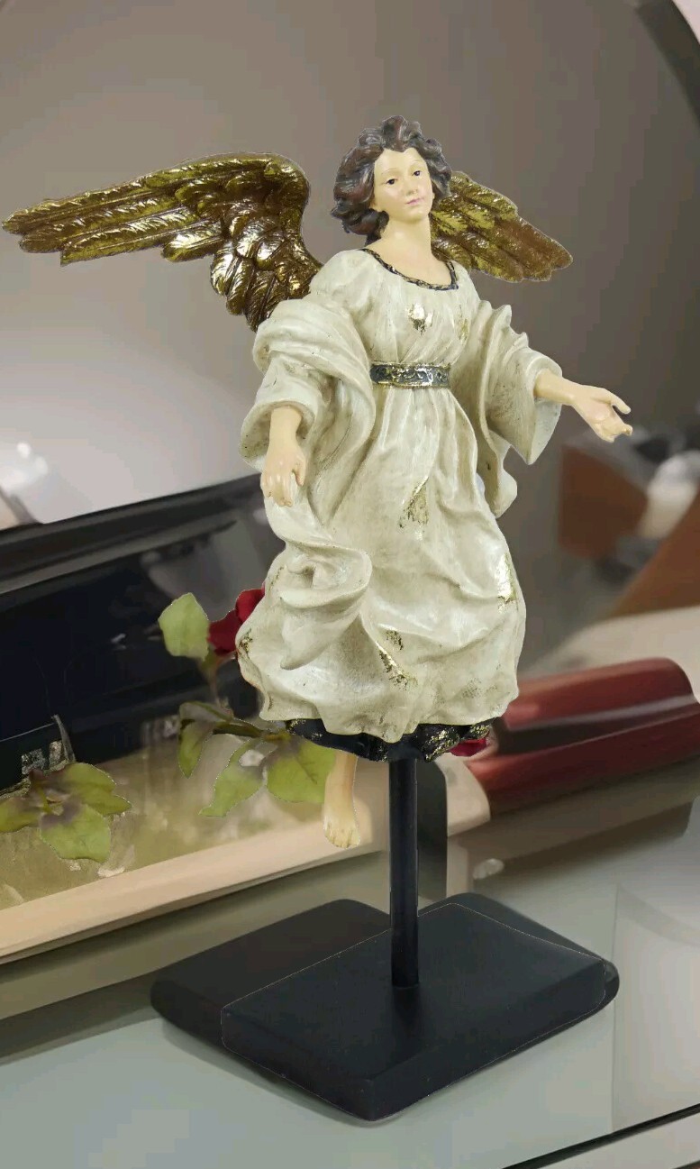 Engel Engelfigur Schutzengel Cupido Dekoration Putte Barock Figur Skulptur Amor