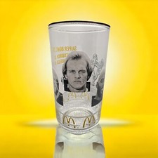 Pittsburgh Steelers Glass McDonalds Super Bowl XIV Tumbler Blount Lambert VTG