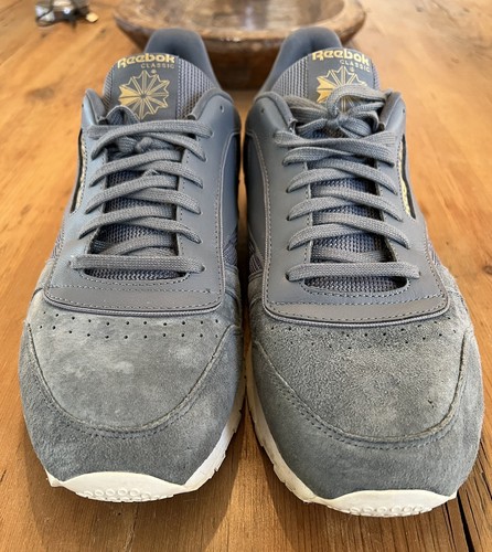 Reebok Mens Classic Gray Running Shoes 