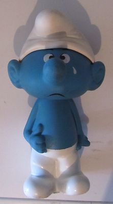 Sad Smurf Furga Rubber