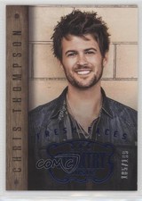 2014 Panini Country Music Fresh Faces Blue 185/199 Chris Thompson #12 2z3