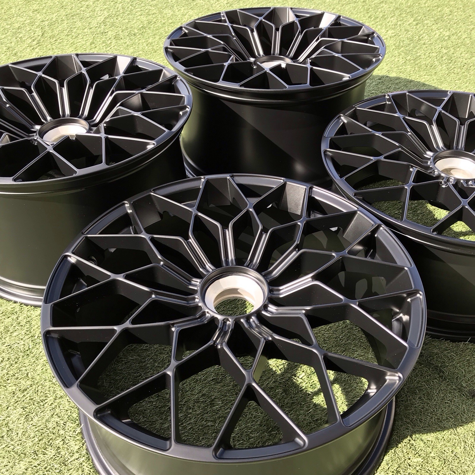 20 LAMBORGHINI Huracan RIMS OEM STOCK SET BLACK STO 4T3601017 APPTECH