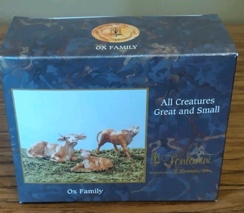Roman Fontanini Ox Family, 5" Collection - Set of 3 (51534)