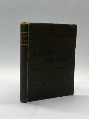 Shakespear s King Lear 1879 Hardcover  Hudson