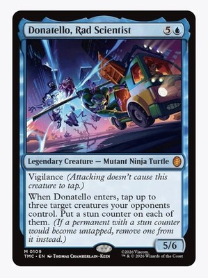 Donatello, Rad Scientist -MTG- TMNT TMC - Teenage Mutant Ninja Turtles - NM