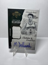 2016 Panini Court Kings Sketches and Swatches /199 Matthew Dellavedova Auto 🔥