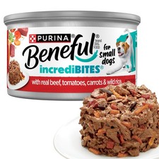Purina Beneful Small Breed Wet Dog Food in Gravy, 3 Ounce Pack of 12