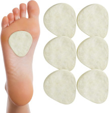 Metatarsal Felt Foot Pad - 1/4" Thick - Made in USA - 6 Pairs (12 Pieces)