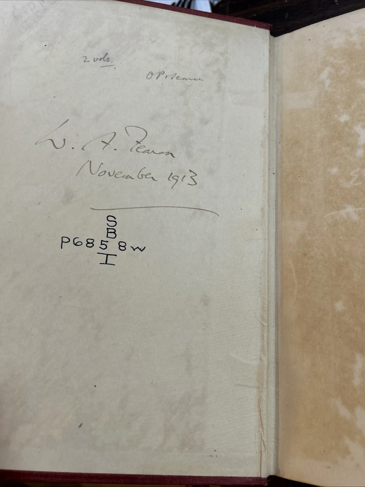 The Life of William Pitt Earl of Chatham, 2 Vs, Basil Williams Longmans HC 1913 - Image 4 of 4