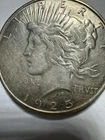 SHINY 1925 S Peace Dollar $1 Silver Coin Circulated 90% Silver