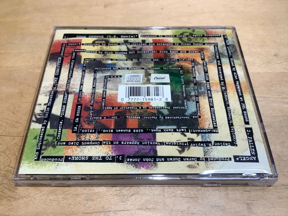 DURAN DURAN - Come Undone 2 - CD Maxi Single Near Mint - Image 2 of 4