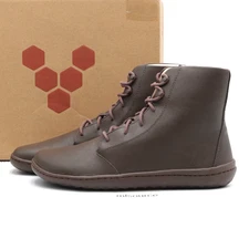 Size 8 / 39 EU Women's Vivobarefoot Gobi Hi IV Wild Hide Leather Barefoot Boots