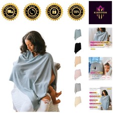 Versatile Nursing Cover-Up in Blue - Perfect for Breastfeeding  Travel
