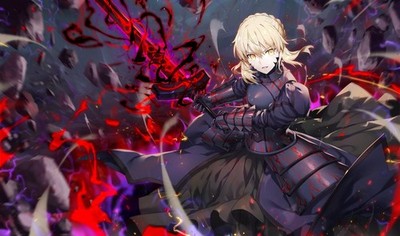 Anime fate series fatestay night night heavens feel Playmat Gaming Mat Desk