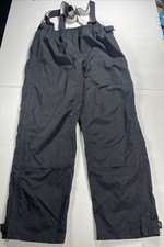 CARHARTT Bib Overall Waterproof Work Pants NYLON FULL ZIP LEG B187 Mens XL Tall