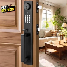 1 Pack Keyless Entry Door Lock Set Electronic Keypad Handle with Deadbolt Smart