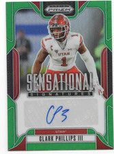 2025 Panini Prizm Draft Picks Sensational Signatures Clark Phillips III SS-CPS