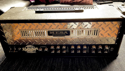 MESA BOOGIE Triple Rectifier U.S.A. 150W + Fußschalter & Flightcase Top Zustand