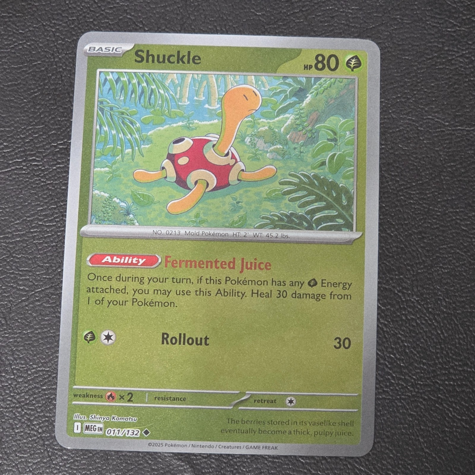 Shuckle 011/132 Me01: Mega Evolution Reverse Holo
