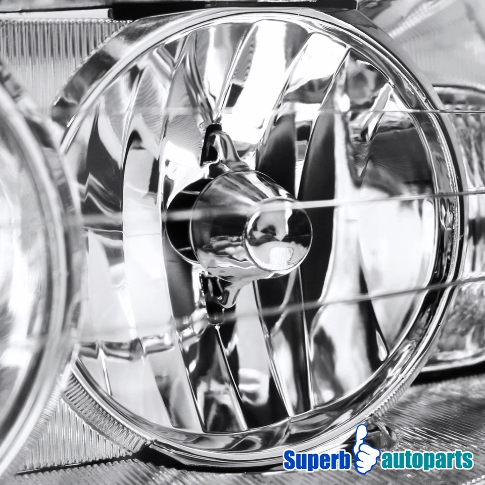 Fits 2005-2011 Lincoln Town Car Front Headlights Signal Lamps Pair L+R Foto 4 de 4