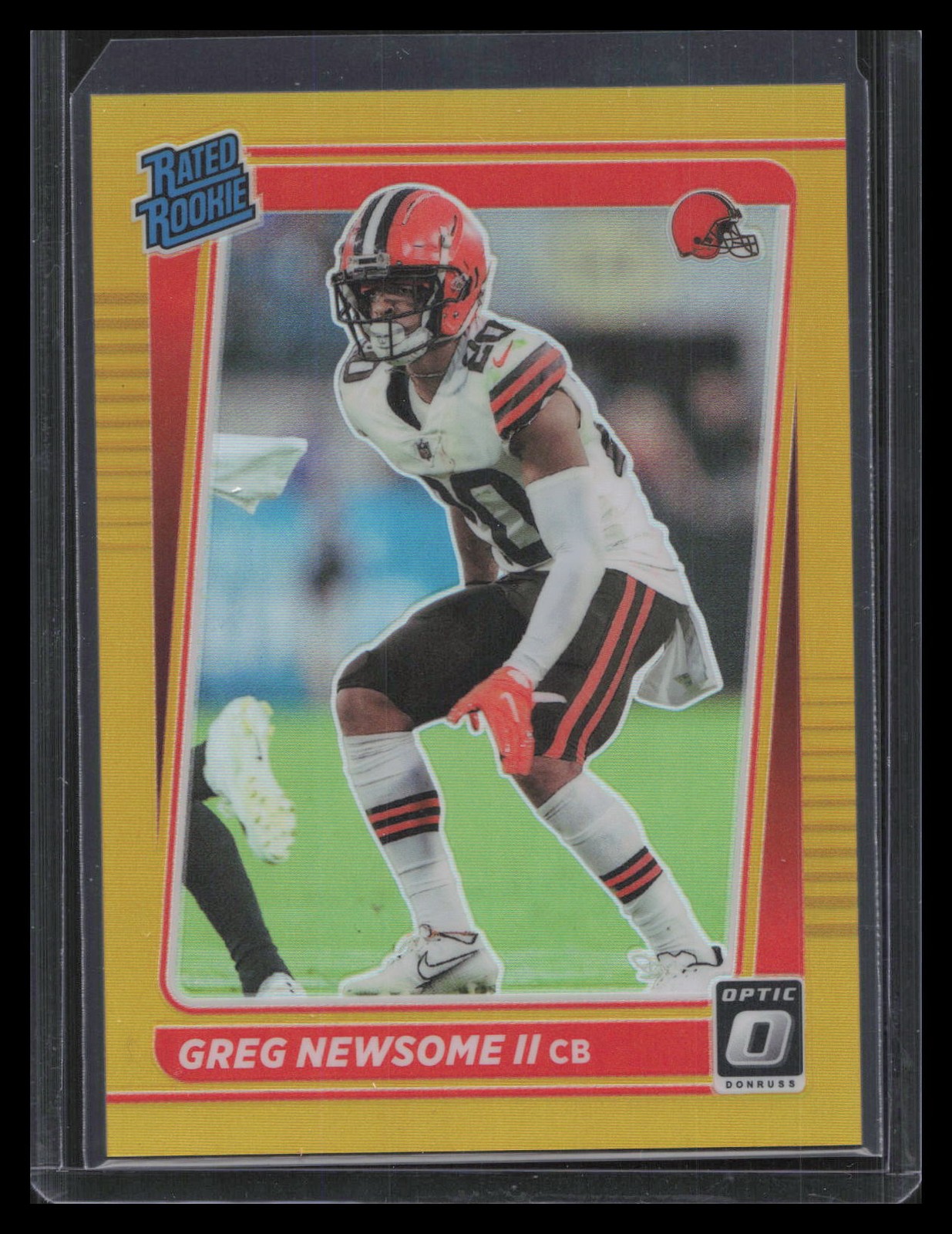 Greg Newsome II Panini Donruss Optic #252 Gold