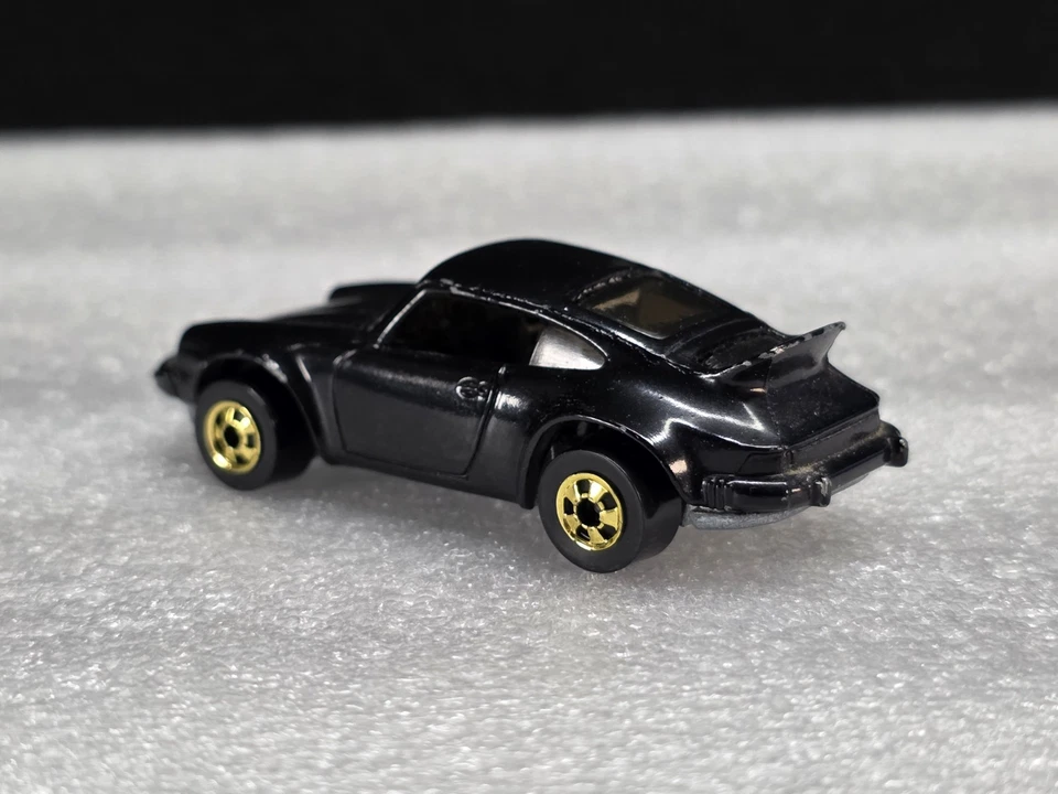 Hot Wheels Porsche P-911 Turbo Negro Sin Tampo Dorado BW Blackwall Hong Kong 1988 Foto 3 de 4