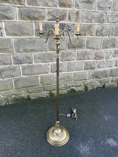 Brass 3 Branch Floor Lamp Standard Lamp