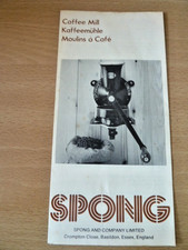 COFFEE MILL SPONGE LEAFLET