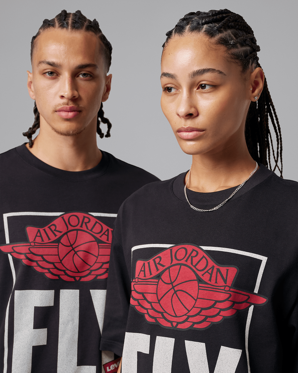 Nike Jordan x LEVI'S Graphic Short-Sleeve Tee Black IM6728-010 | eBay