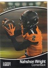 2021 Sage #32 Nahshon Wright Oregon State Beavers Rookie Card. rookie card picture
