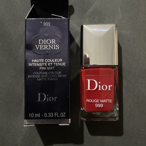 DIOR VERNIS 999 ROUGE MATTE 10ml NAIL POLISH / VARNISH - Picture 3 of 4