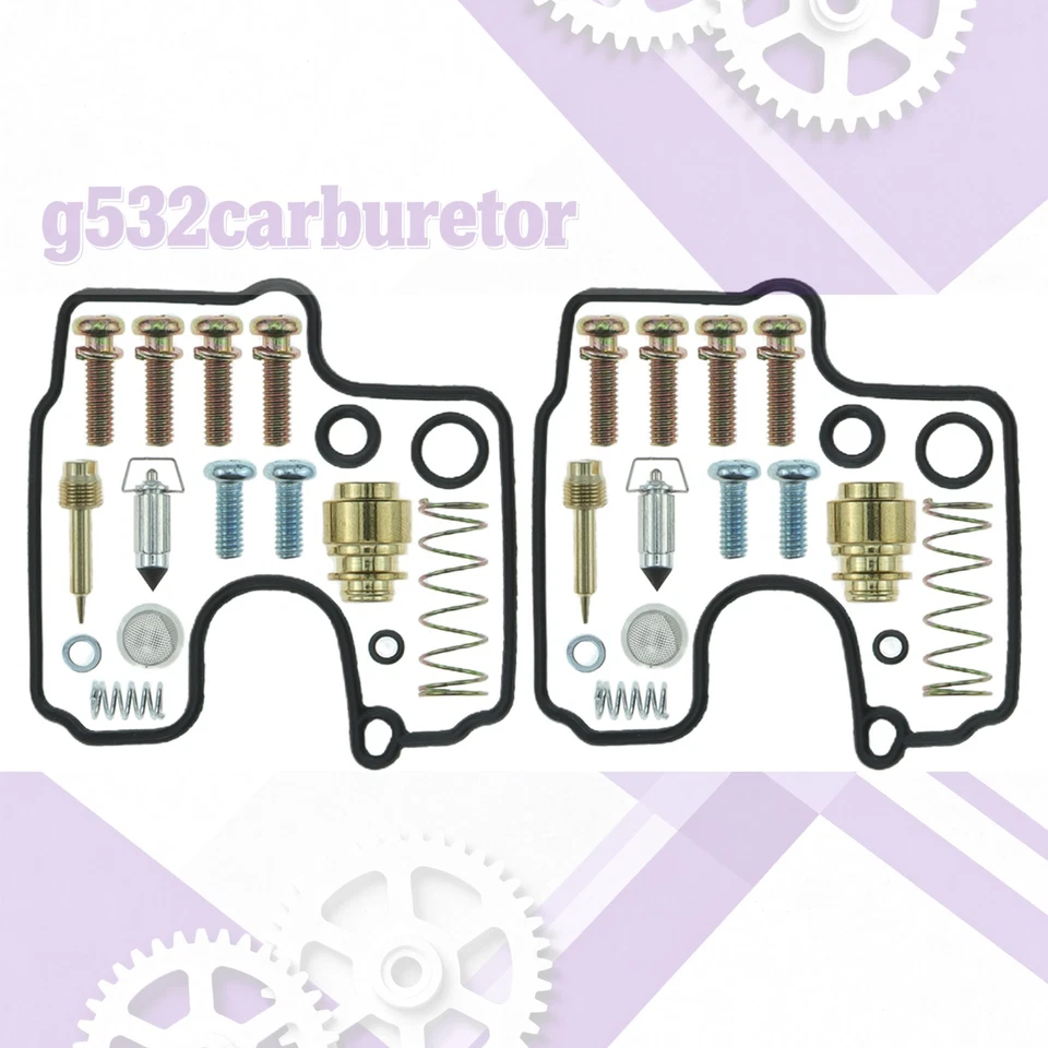 2X SUZUKI SV650 SV650S 1999-2002 Carburetor Rebuild Repair Kit Jet Diaphragm-US - Image 3 of 4