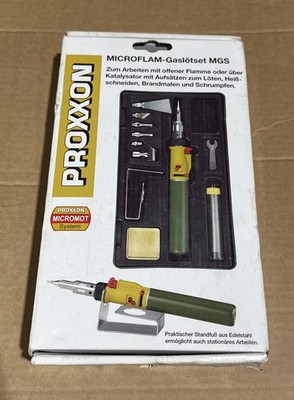 Proxxon Micromot 28144 Microflam Gas Soldering Kit New