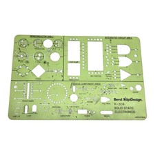 Vintage Berol RapiDesign R-304 Drafting Template