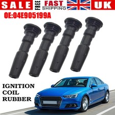 4x Ignition Coil Spark Plugs 04E905199A For VW Golf Seat Skoda Audi A3 A4 A5 Q3