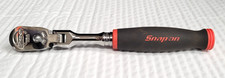 Snap-on Tools USA RED Soft Grip 3/8" Drive Flex Head Ratchet FHF80A