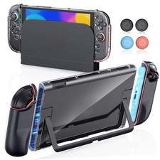 Protective Case with Grip Caps for Nintendo Switch 2 Controller Protective Cover