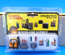 Woodland Scenics Scenic Accents HO scale LOADING DOCK DETAILS Figures A1934 NIP