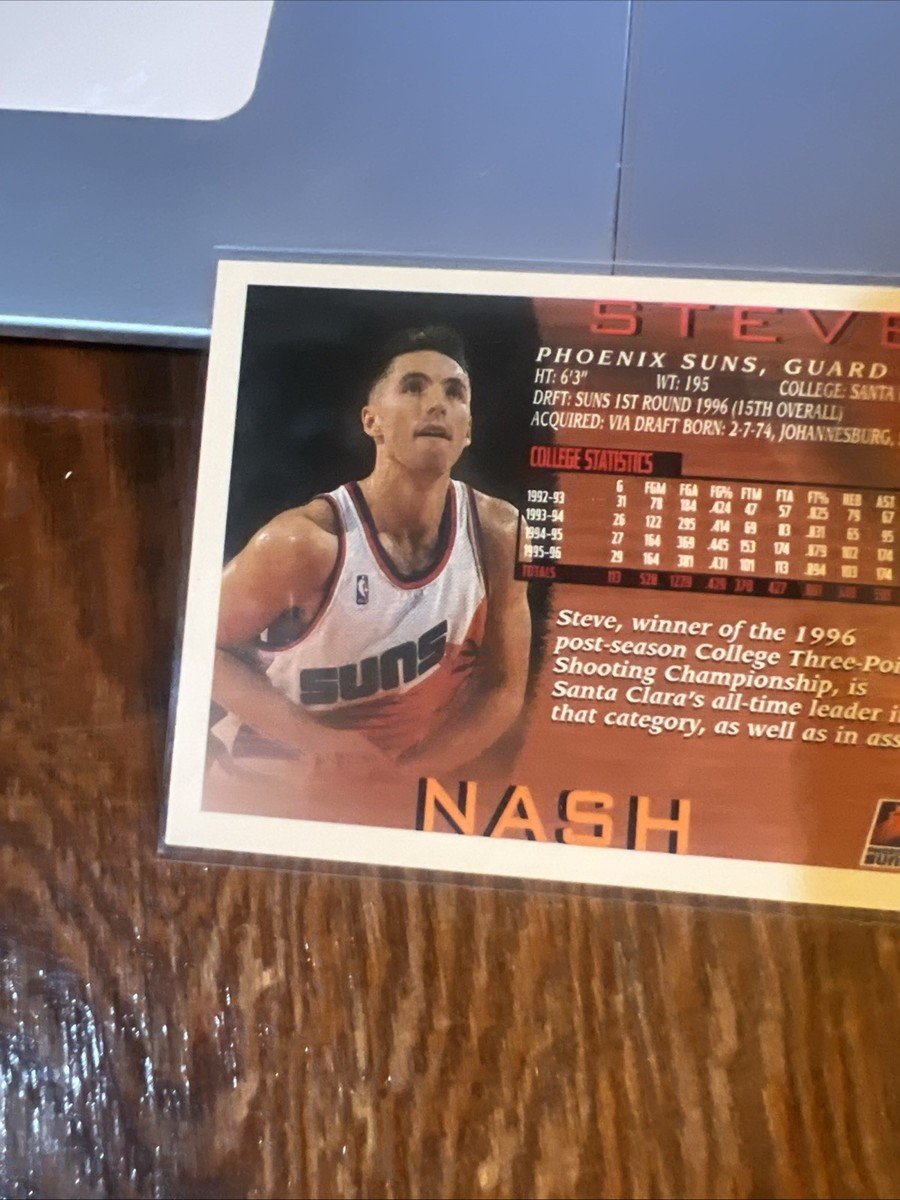 Steve Nash 1996-97 Topps Basketball Rookie Card RC #182 Phoenix