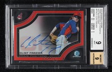 2015 Bowman Chrome Prime Position Red Refractor 3/5 Clint Frazier BGS 9 Auto un2