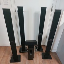 Panasonic  Big,Heavy  Speakers With Subwoofer  DVD PLAYER NOT INCLUDED 
