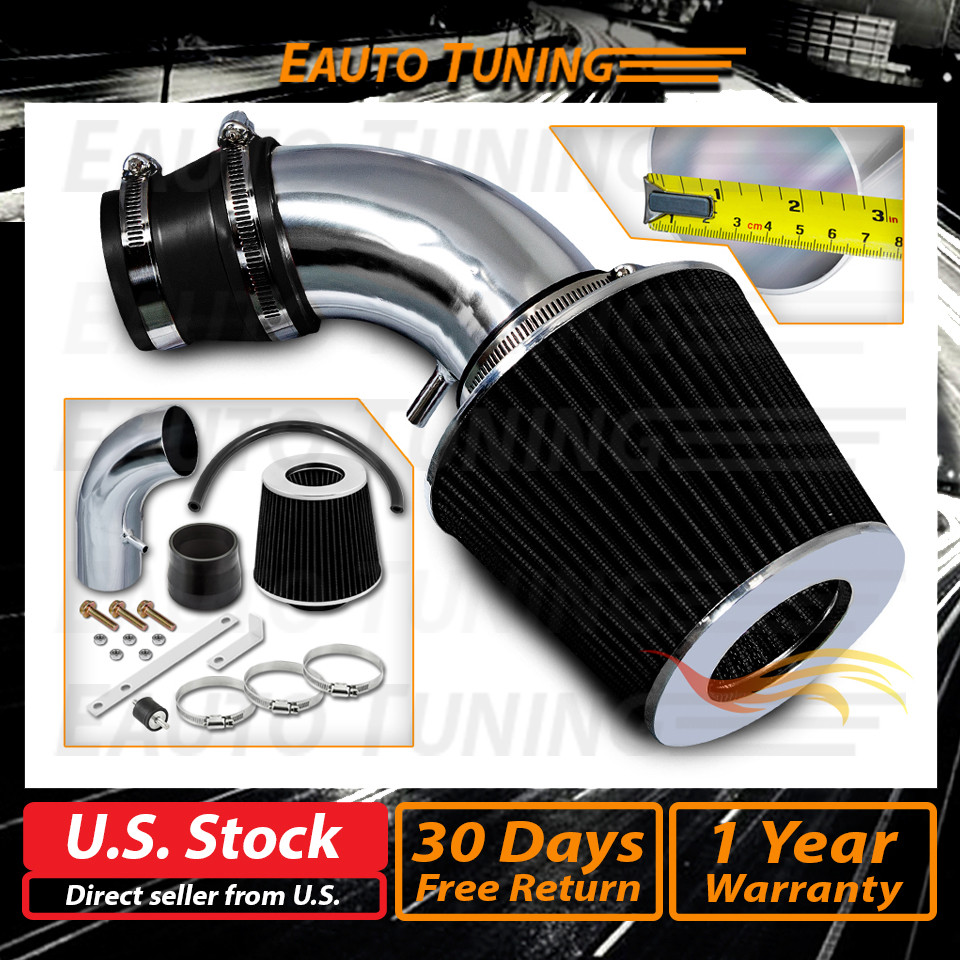 Short Ram Air Intake Kit + BLACK Filter for 01-03 Hyundai Elantra 2.0L L4